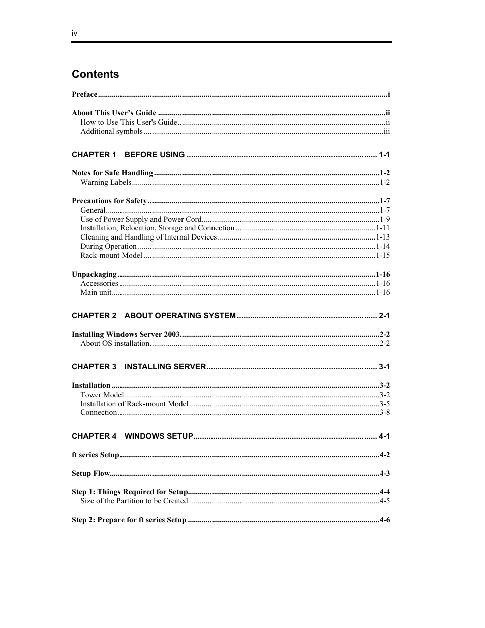 NEC Express 320Lc-R User Manual | Page 10 / 145