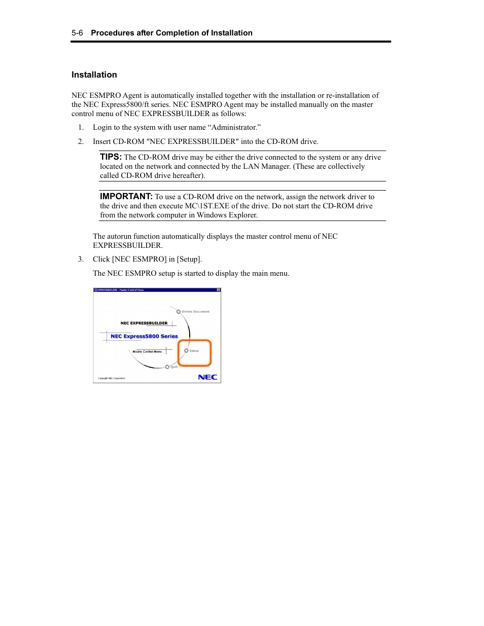 NEC Express 320Lc-R User Manual | Page 108 / 145