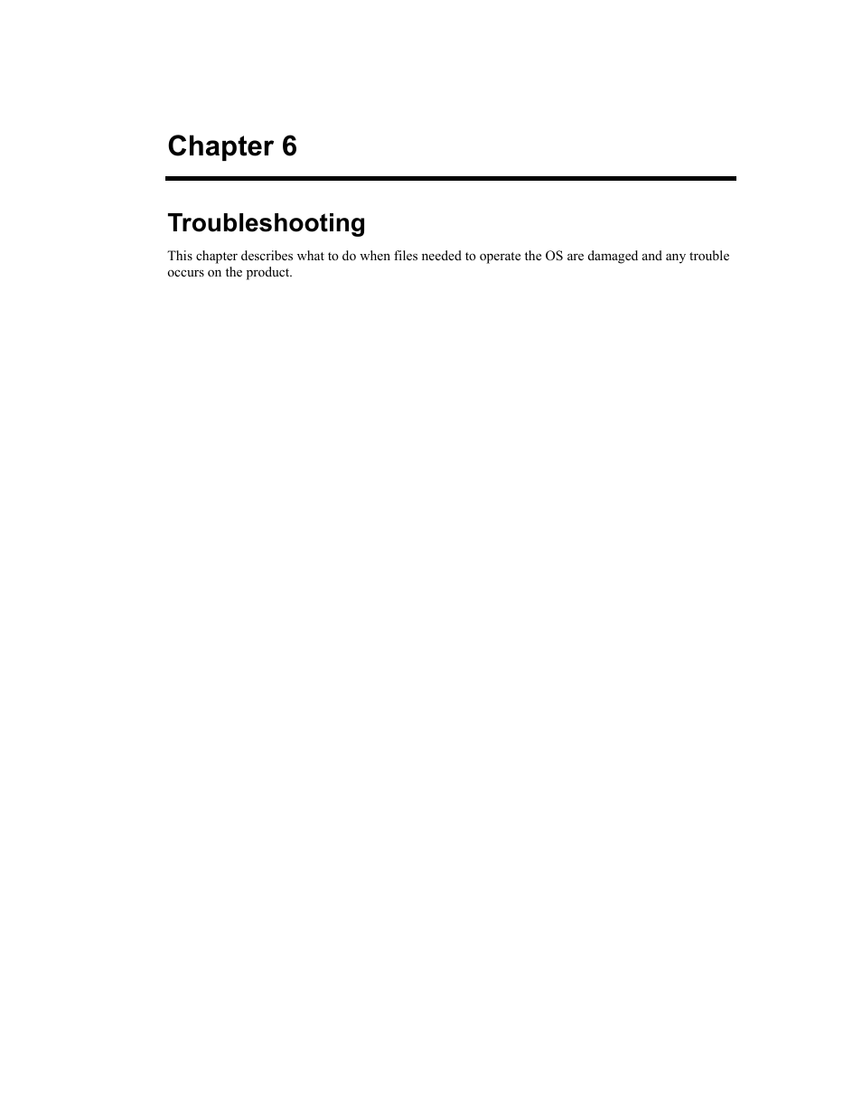 Chapter 6, Troubleshooting | NEC Express 320Lc-R User Manual | Page 120 / 145