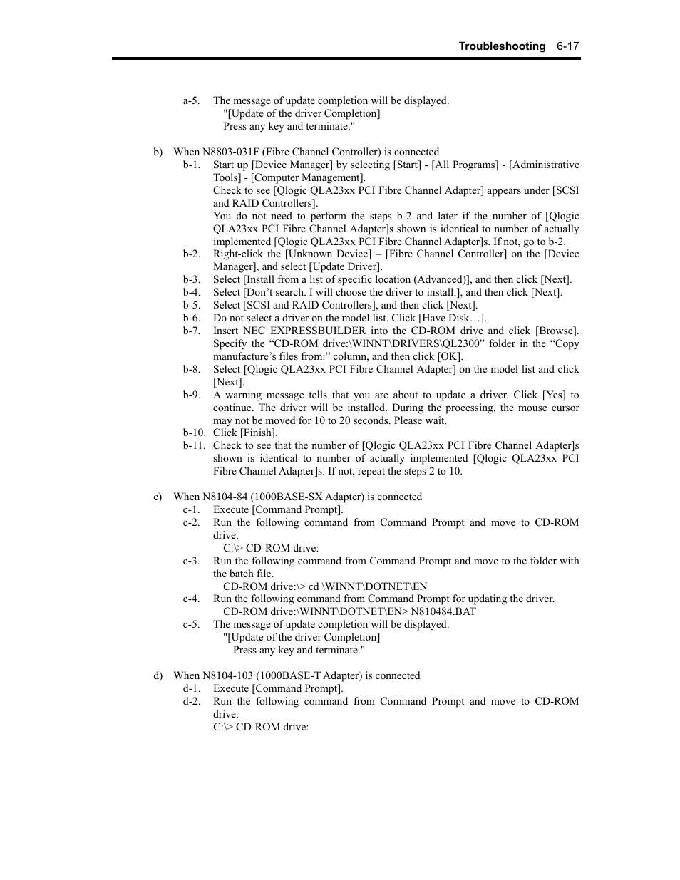 NEC Express 320Lc-R User Manual | Page 136 / 145