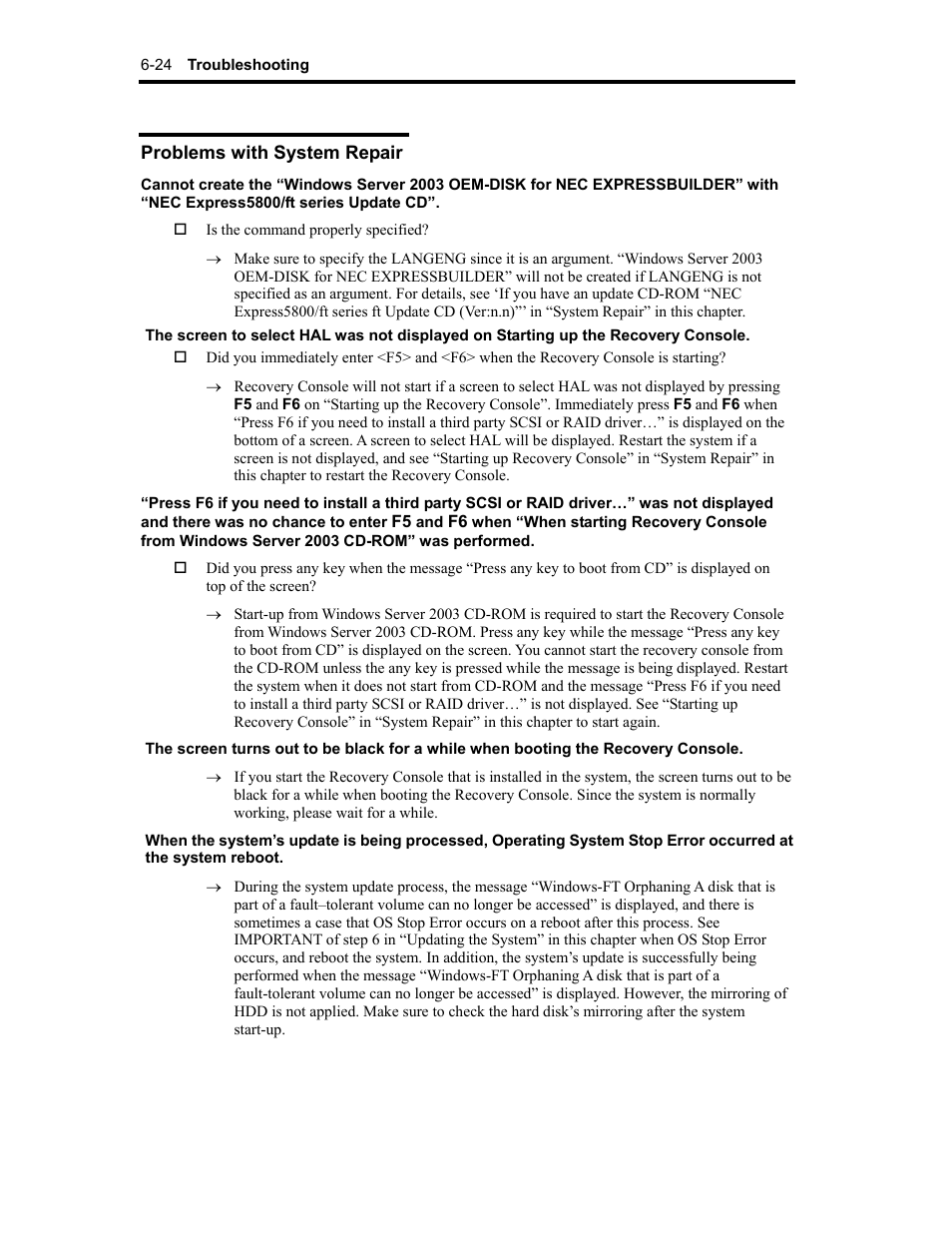 NEC Express 320Lc-R User Manual | Page 143 / 145