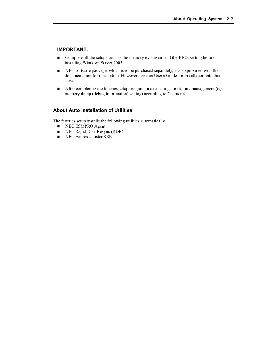 NEC Express 320Lc-R User Manual | Page 31 / 145