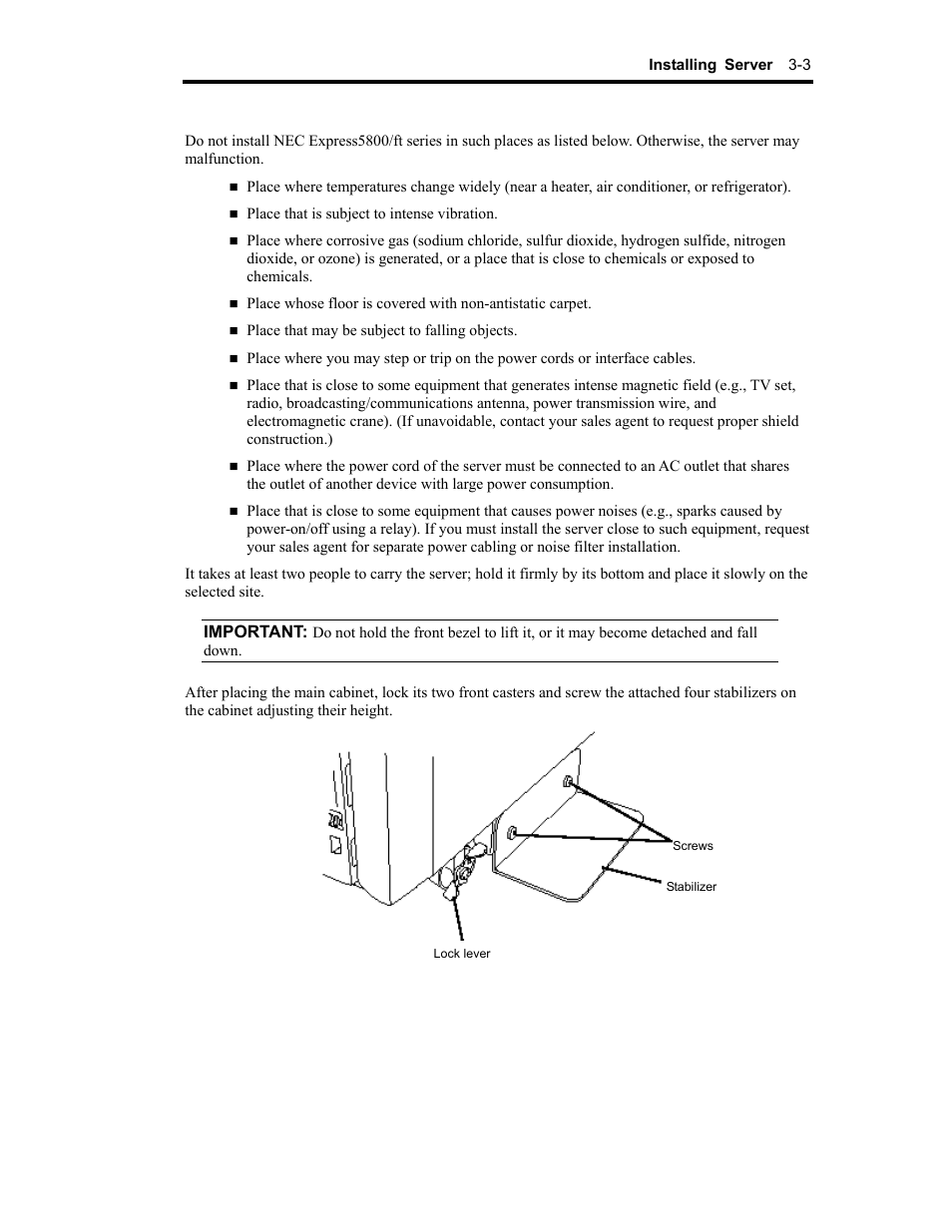 NEC Express 320Lc-R User Manual | Page 35 / 145