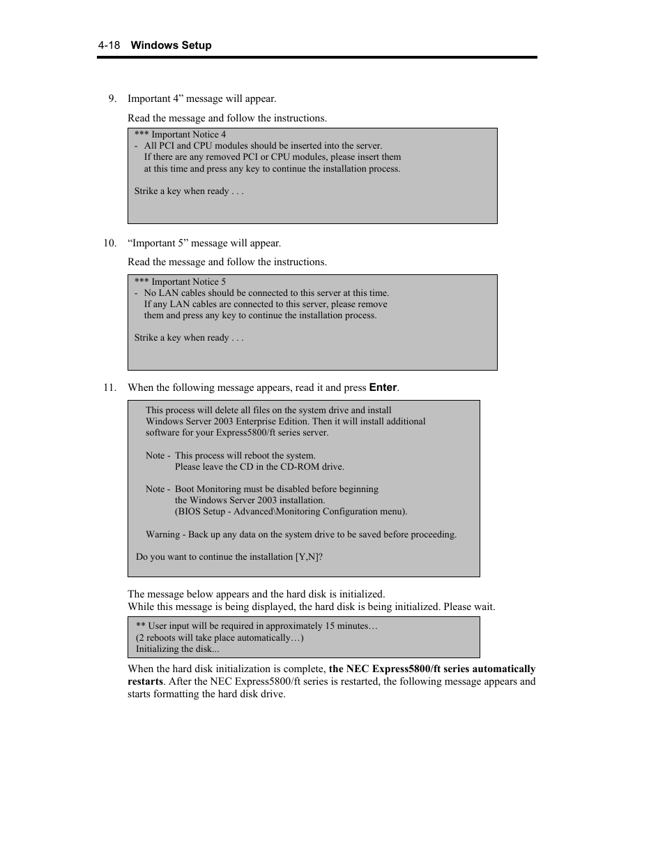 NEC Express 320Lc-R User Manual | Page 62 / 145