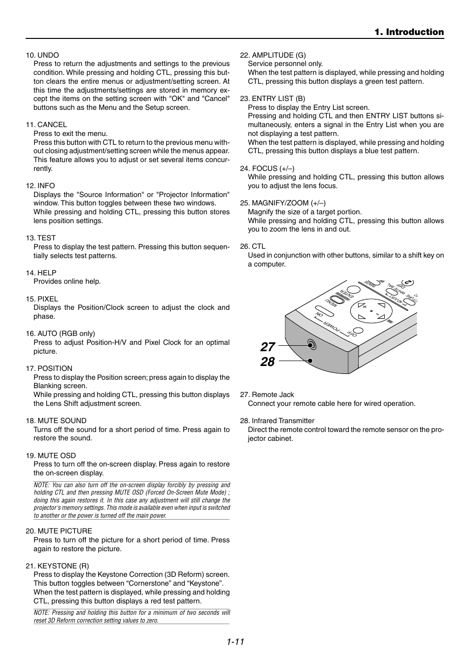 11 1. introduction | NEC GT6000 User Manual | Page 15 / 107