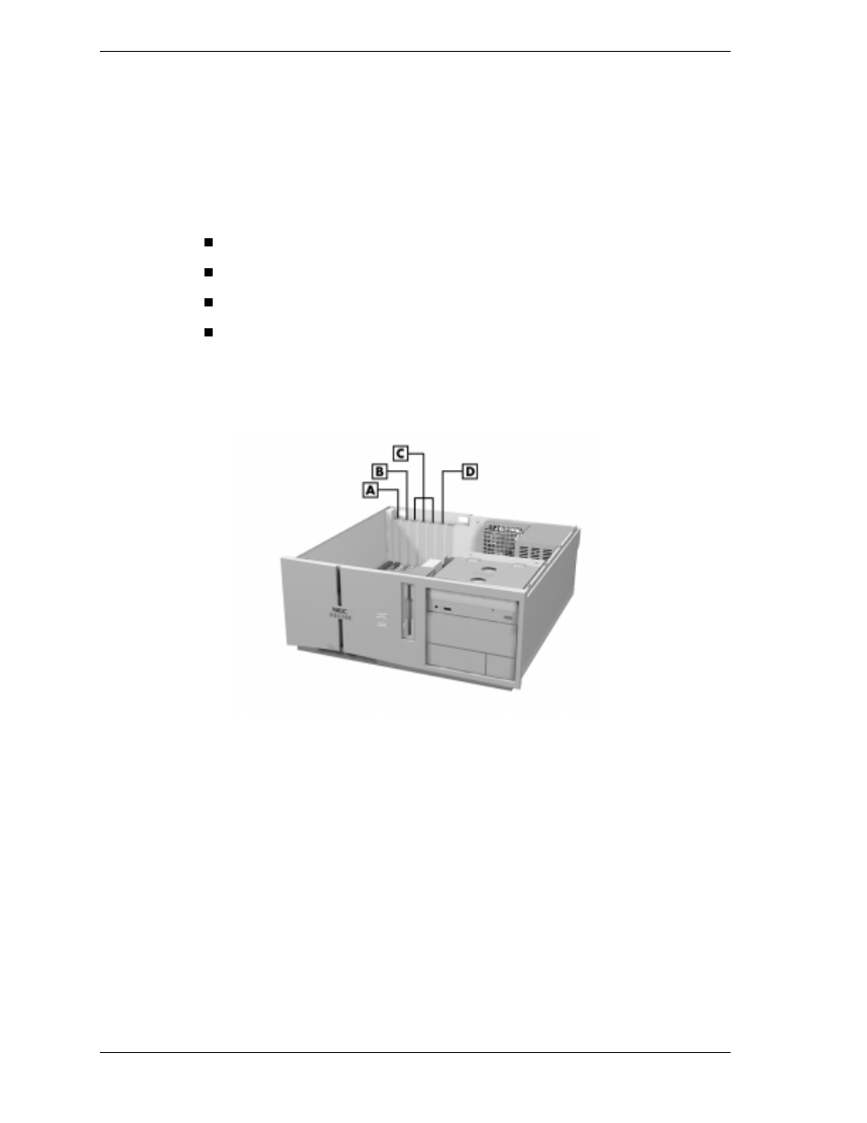 Expansion slot locations, Expansion board installation | NEC SP B-Series User Manual | Page 46 / 146