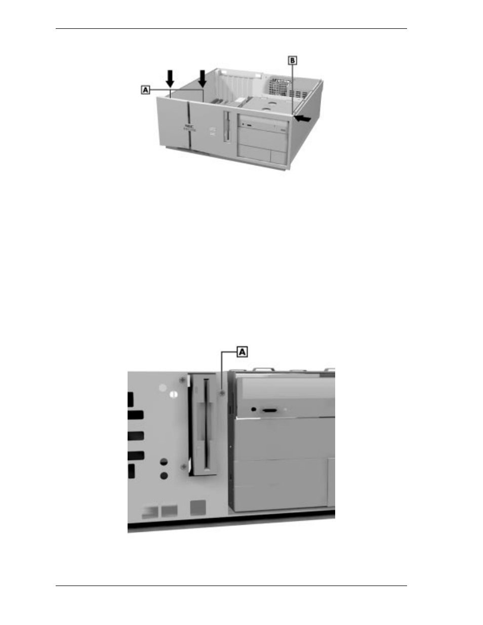 Removing the cd-rom/dvd drive | NEC SP B-Series User Manual | Page 58 / 146