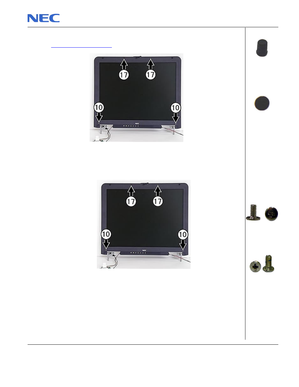 Lcd disassembly | NEC P520 User Manual | Page 25 / 32