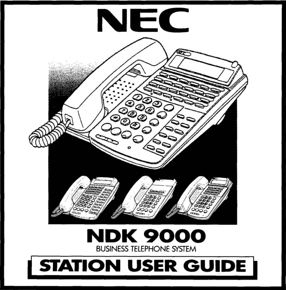 NEC NDK 900 User Manual | 11 pages