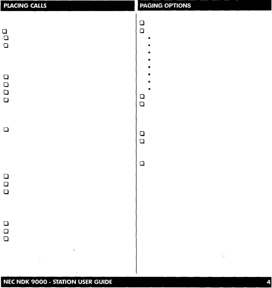 NEC NDK 900 User Manual | Page 4 / 11