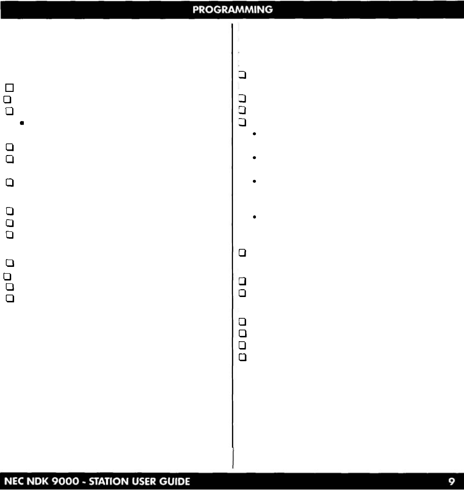 NEC NDK 900 User Manual | Page 9 / 11