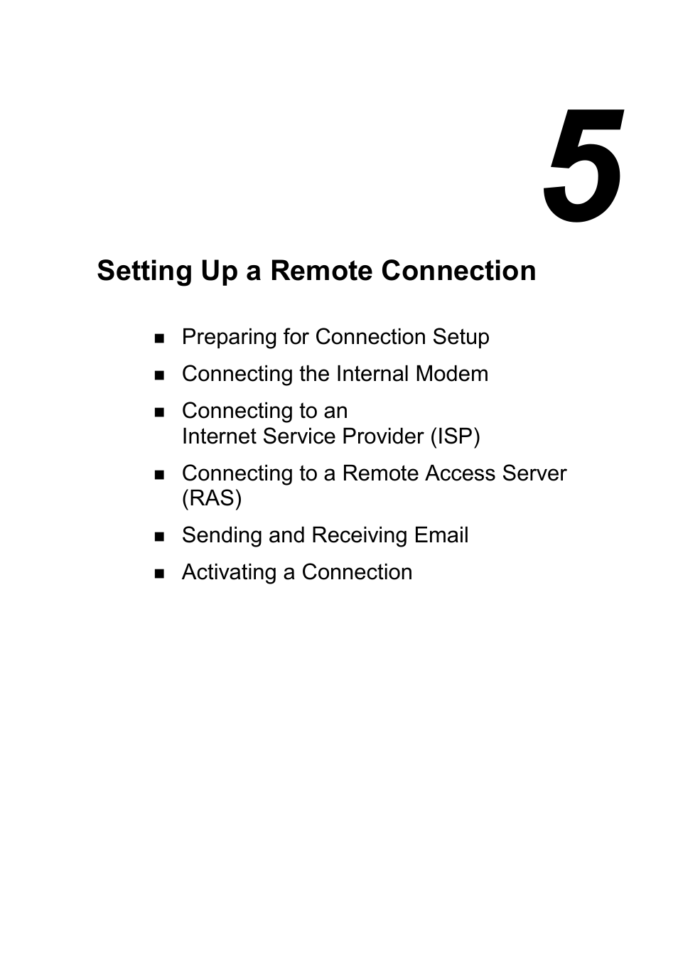 Setting up a remote connection | NEC MobilePro 790 User Manual | Page 78 / 104