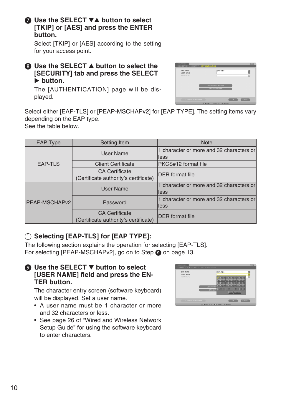 NEC NP901W User Manual | Page 10 / 17