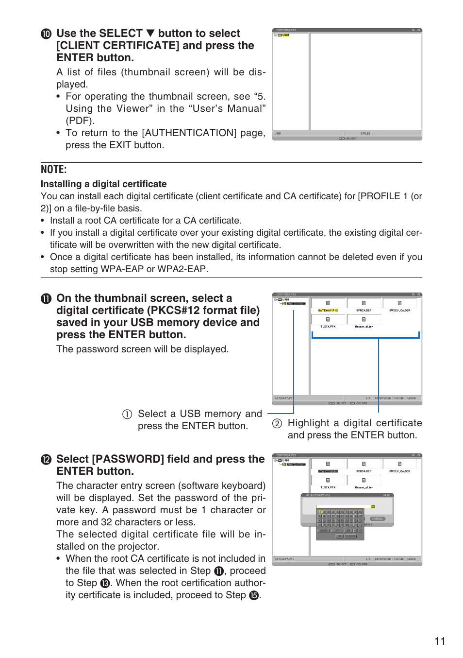 NEC NP901W User Manual | Page 11 / 17