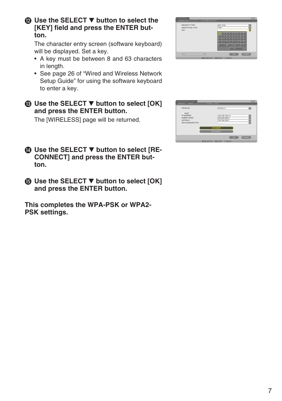 NEC NP901W User Manual | Page 7 / 17