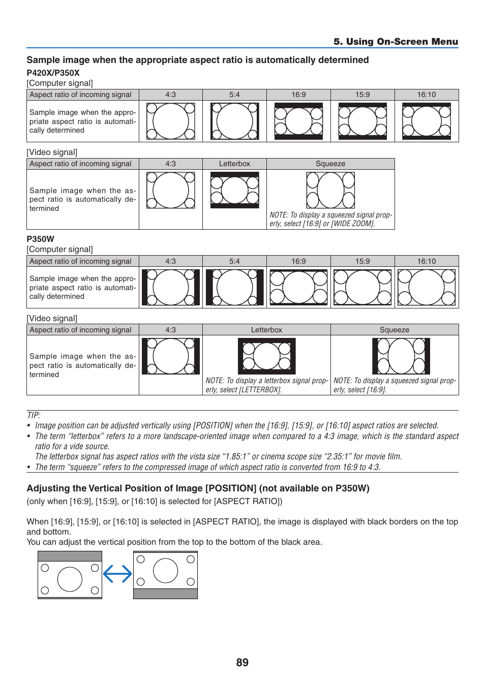 NEC NP-P350X User Manual | Page 107 / 222