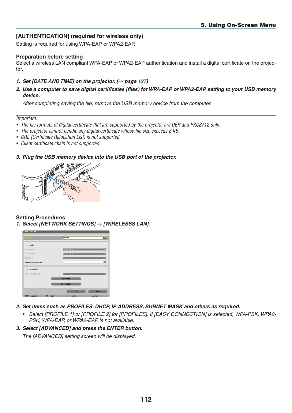 NEC NP-P350X User Manual | Page 130 / 222