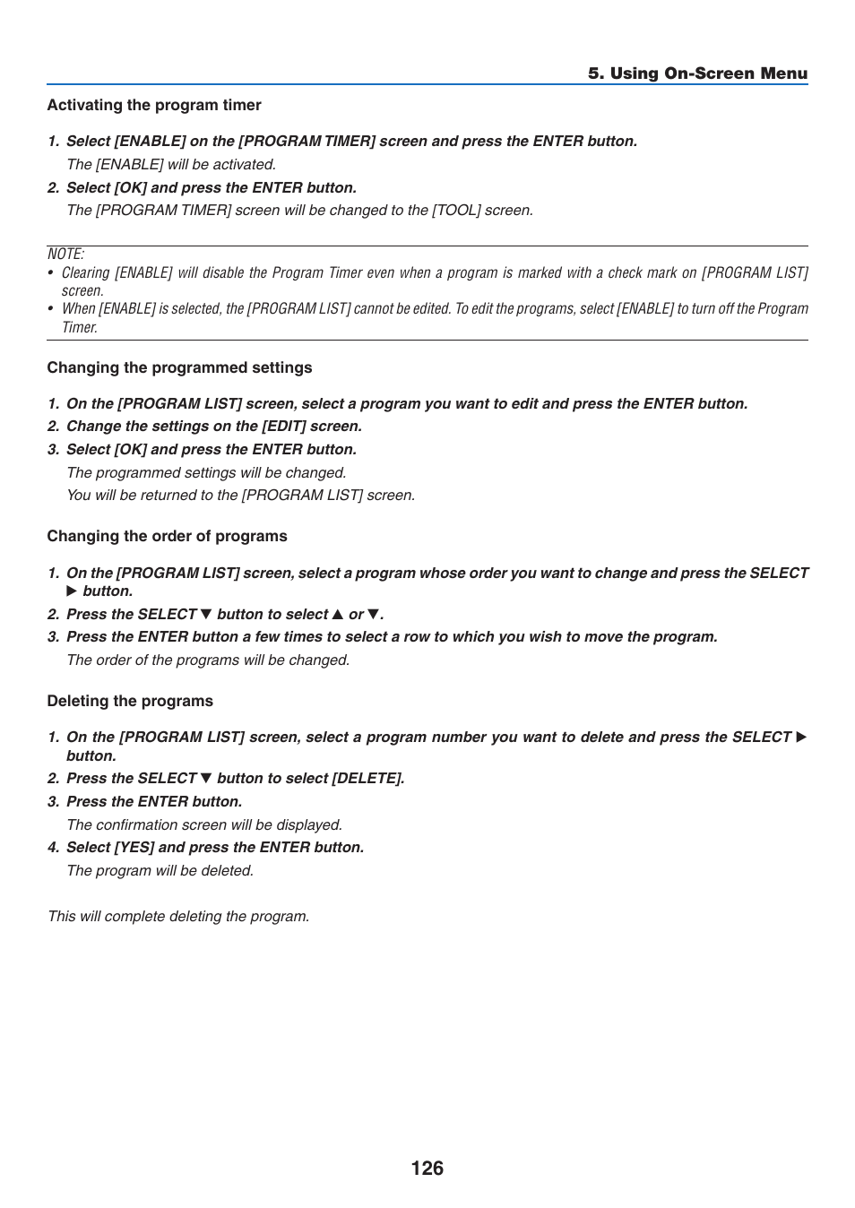 NEC NP-P350X User Manual | Page 144 / 222