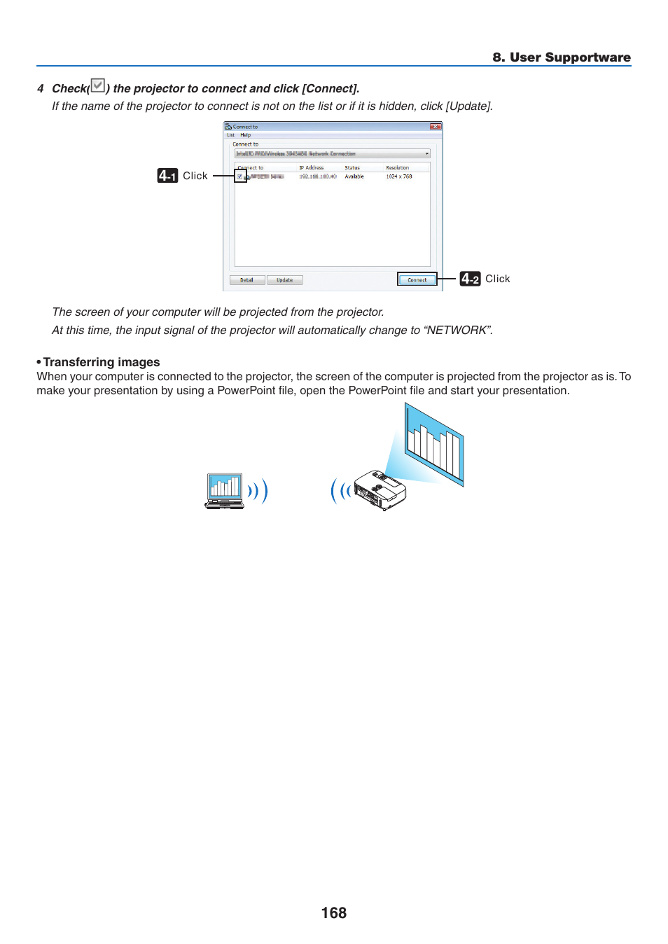 NEC NP-P350X User Manual | Page 186 / 222
