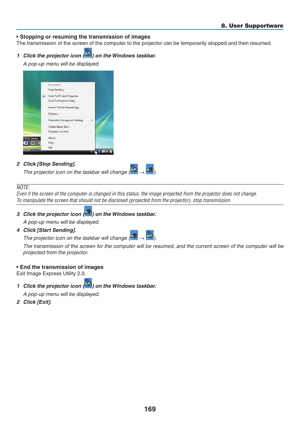 NEC NP-P350X User Manual | Page 187 / 222