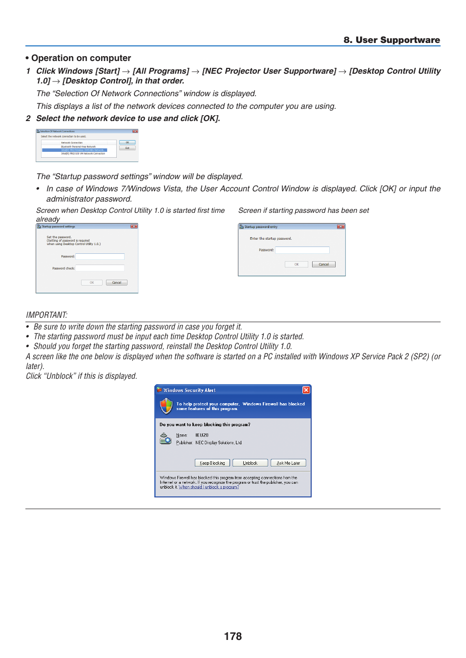 NEC NP-P350X User Manual | Page 196 / 222