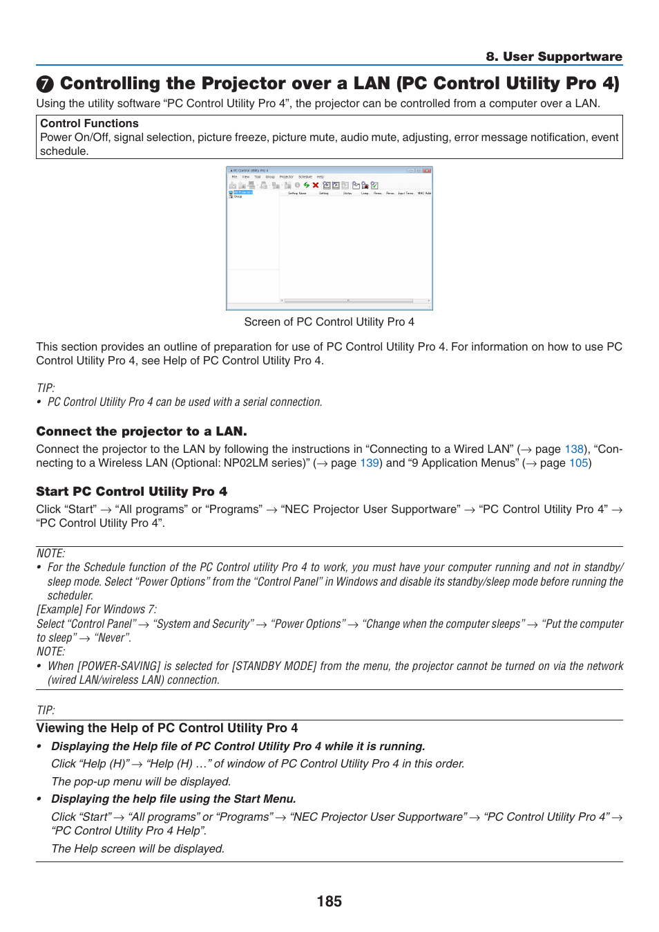 NEC NP-P350X User Manual | Page 203 / 222