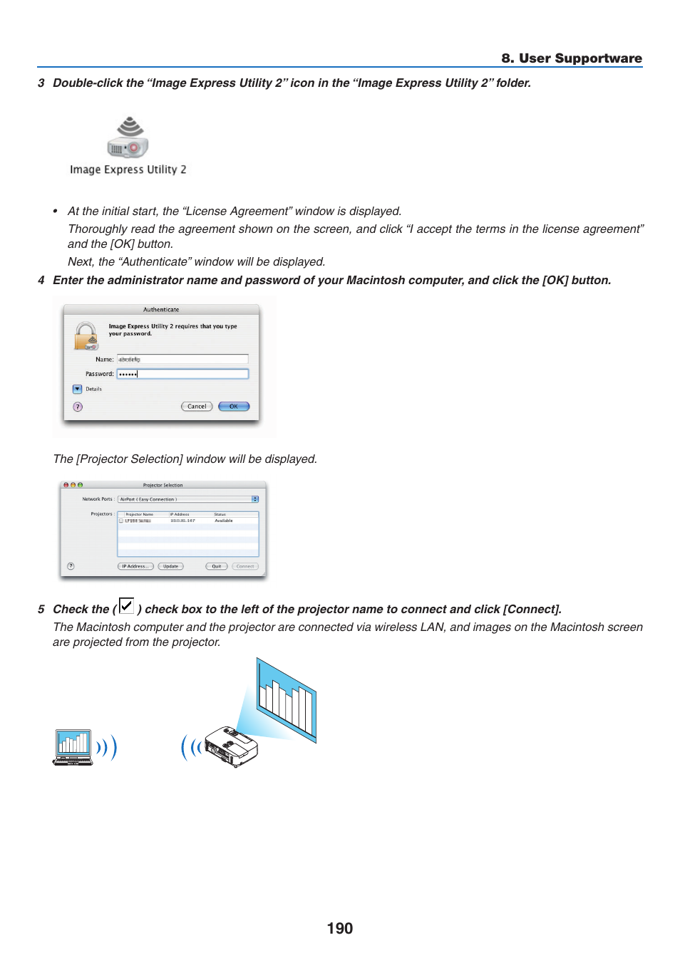 NEC NP-P350X User Manual | Page 208 / 222