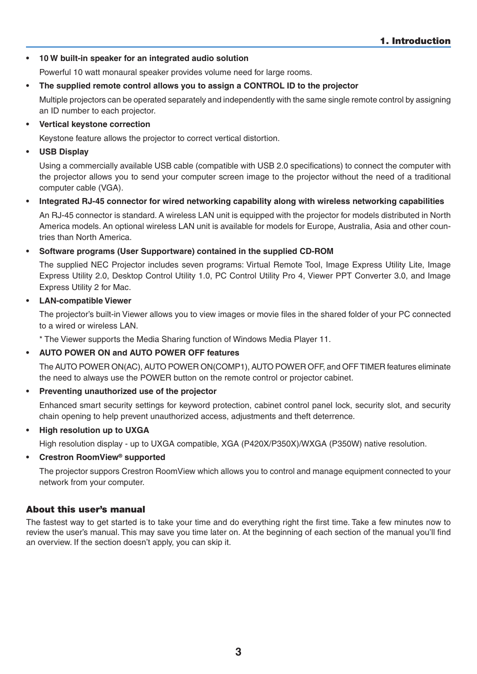 About this user’s manual | NEC NP-P350X User Manual | Page 21 / 222