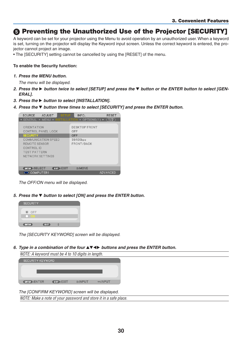 NEC NP-P350X User Manual | Page 48 / 222