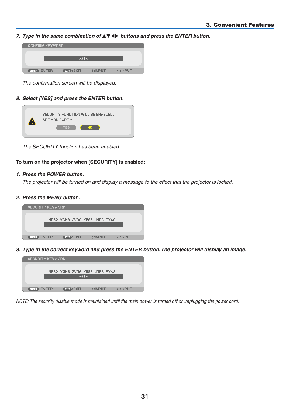 NEC NP-P350X User Manual | Page 49 / 222