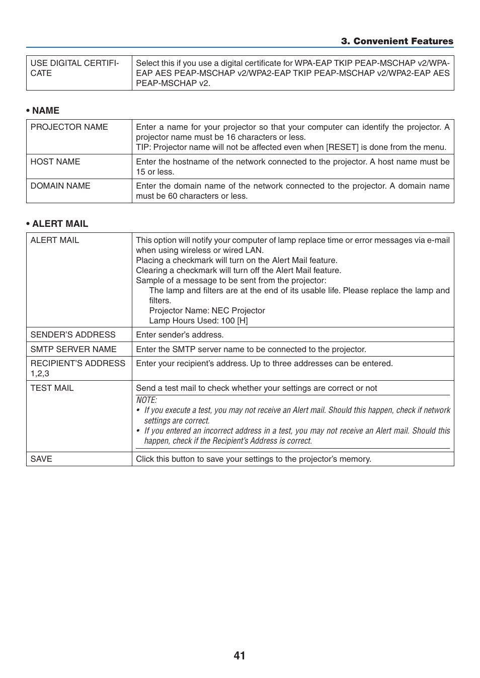 NEC NP-P350X User Manual | Page 59 / 222