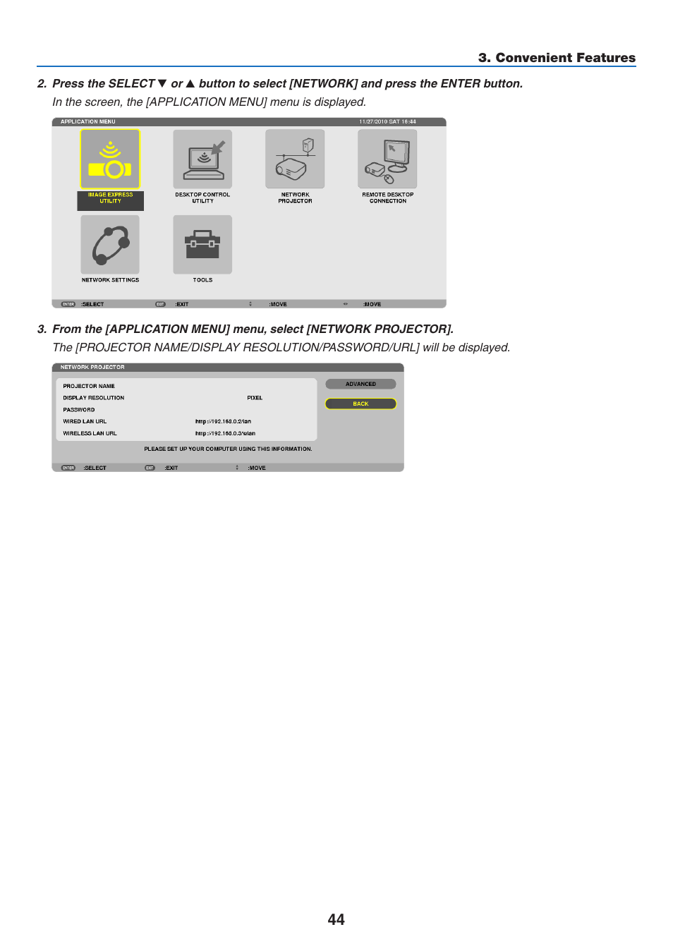 NEC NP-P350X User Manual | Page 62 / 222