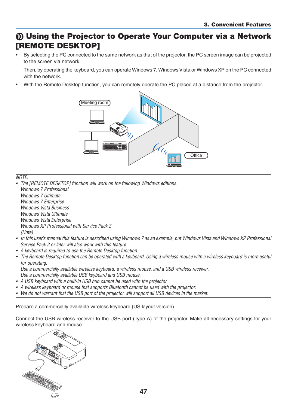 Desktop | NEC NP-P350X User Manual | Page 65 / 222
