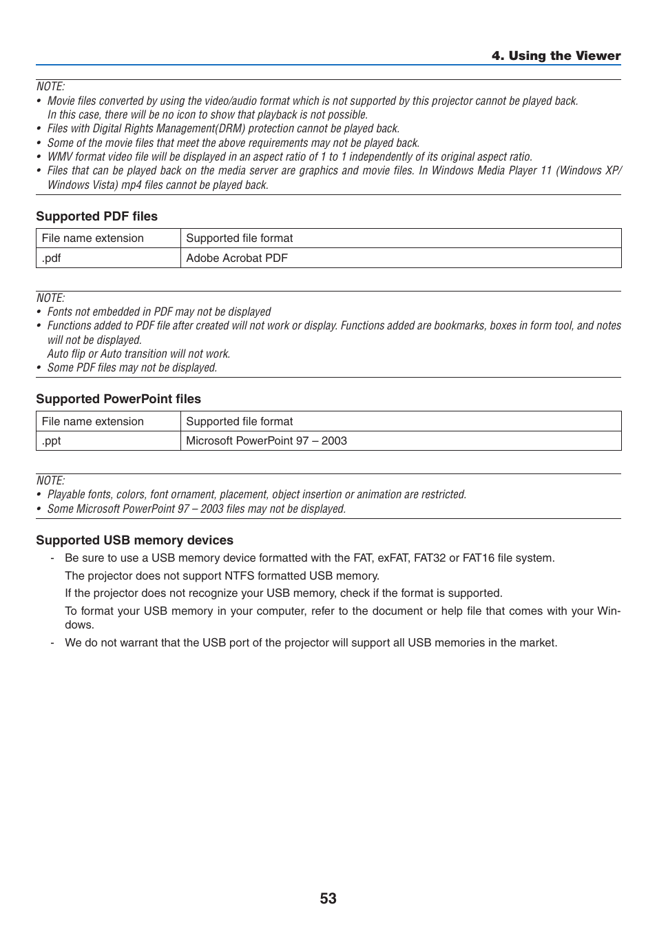 NEC NP-P350X User Manual | Page 71 / 222