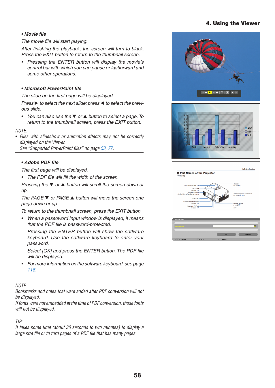 NEC NP-P350X User Manual | Page 76 / 222