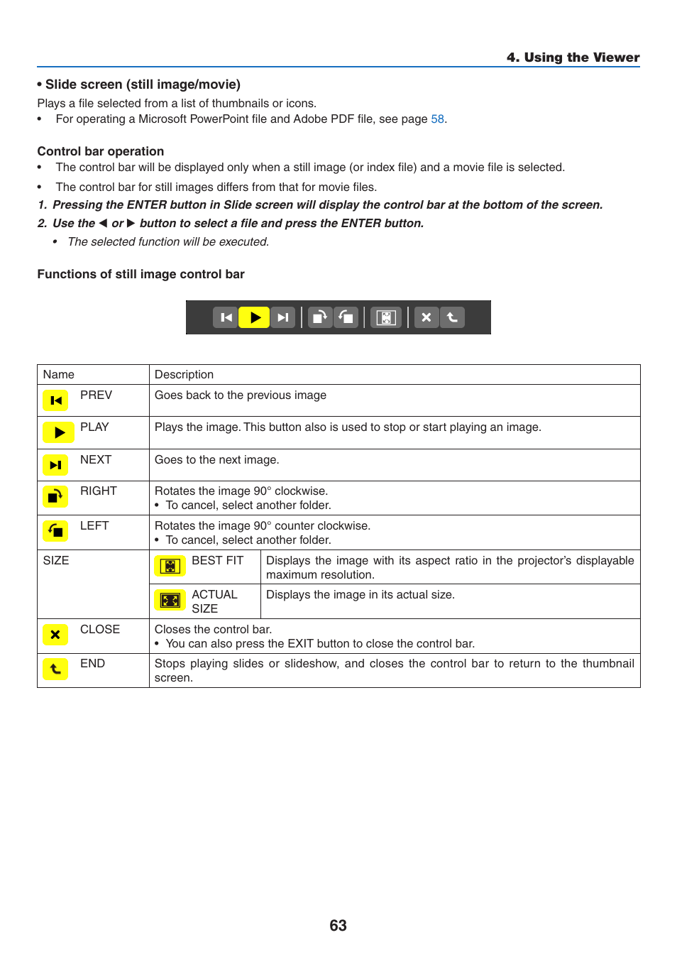 NEC NP-P350X User Manual | Page 81 / 222