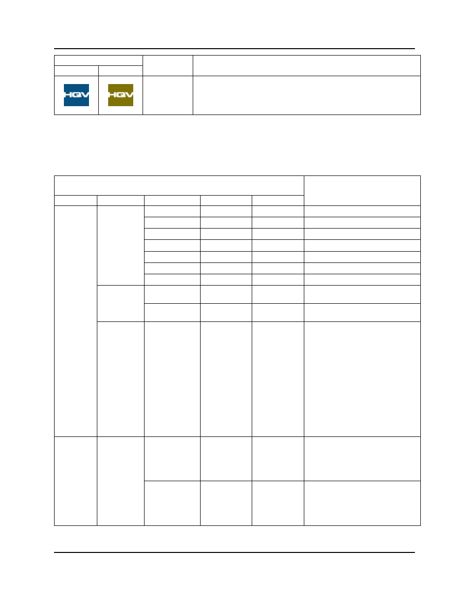 Table 4 | NEC TheaterSync Video Processor User Manual | Page 23 / 38