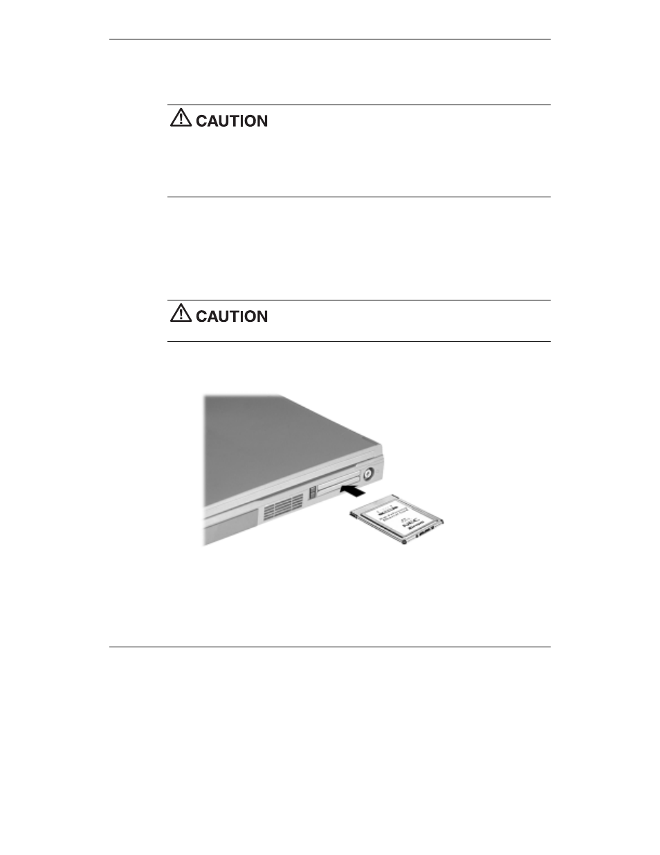 Inserting a pc card | NEC VXi User Manual | Page 103 / 181