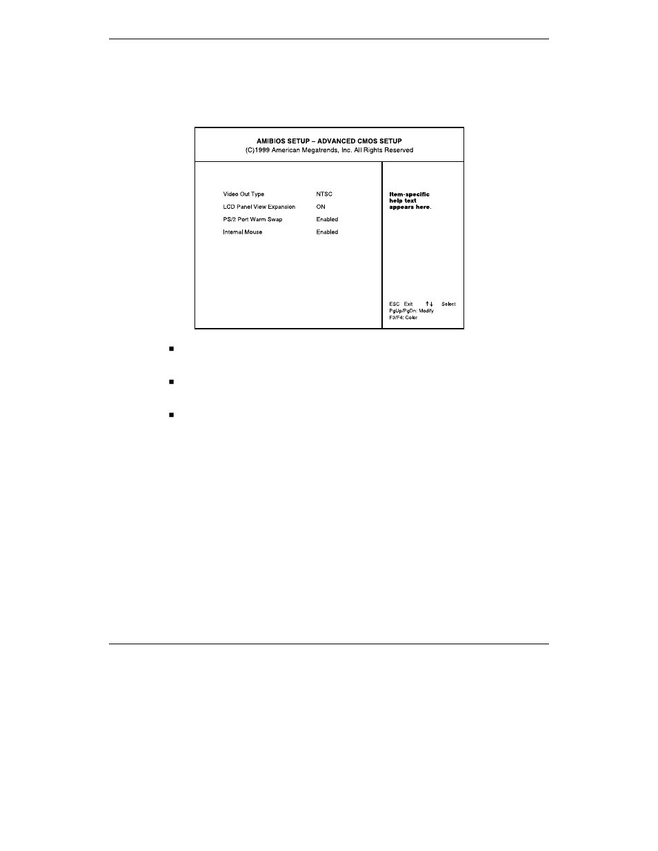 Looking at screens, Advanced cmos setup | NEC VXi User Manual | Page 45 / 181