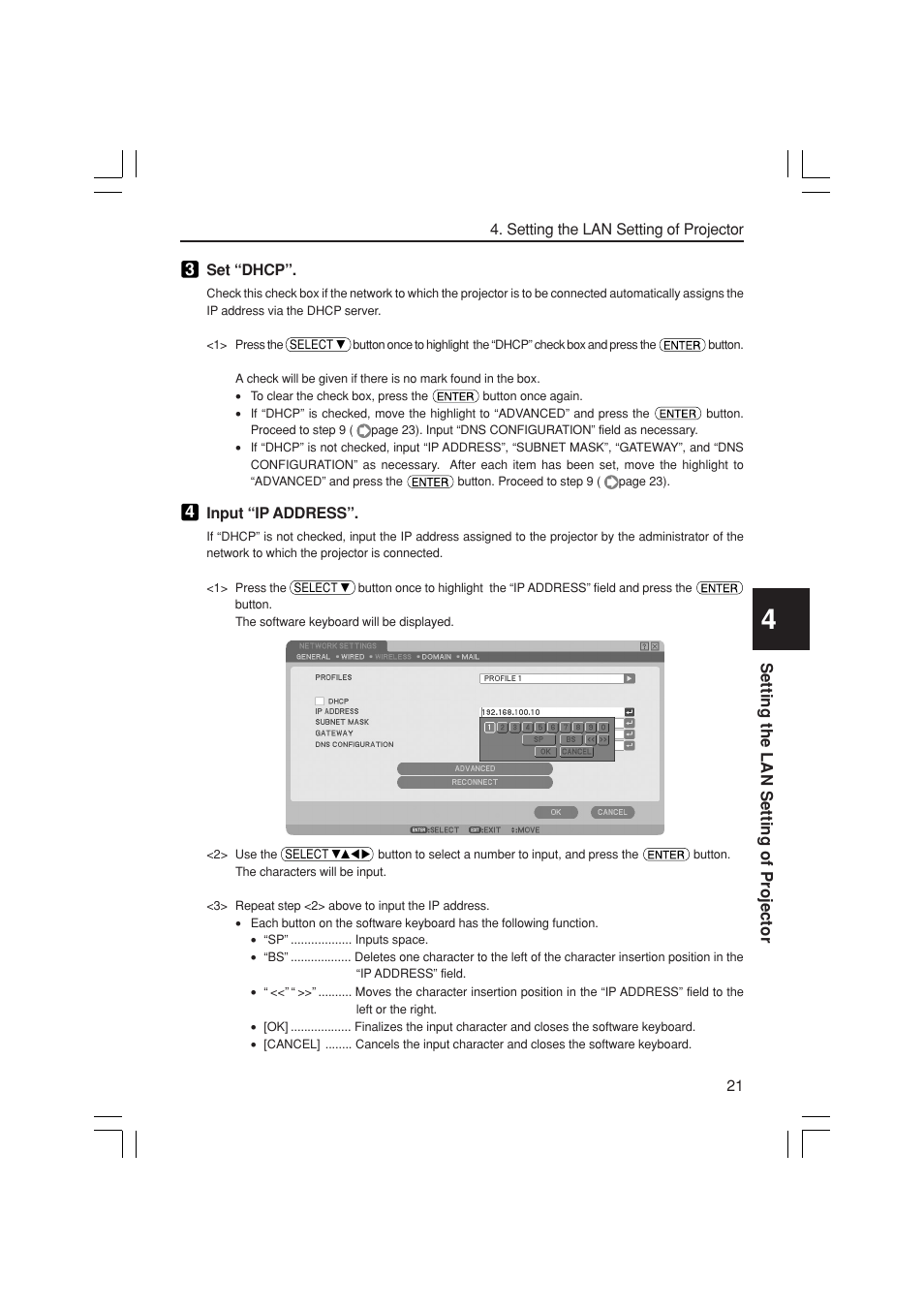 NEC NP3150 User Manual | Page 21 / 44