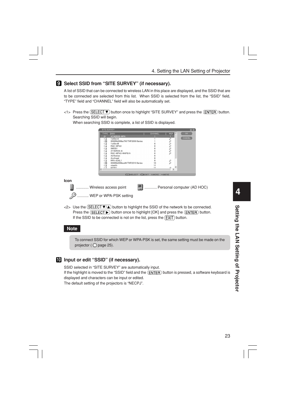 NEC NP3150 User Manual | Page 23 / 44