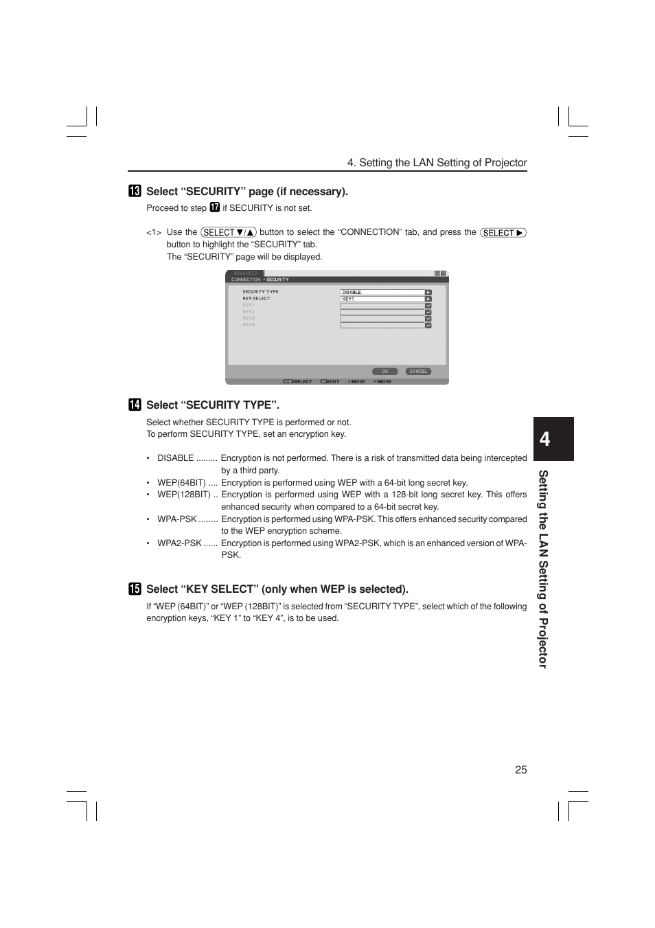 NEC NP3150 User Manual | Page 25 / 44