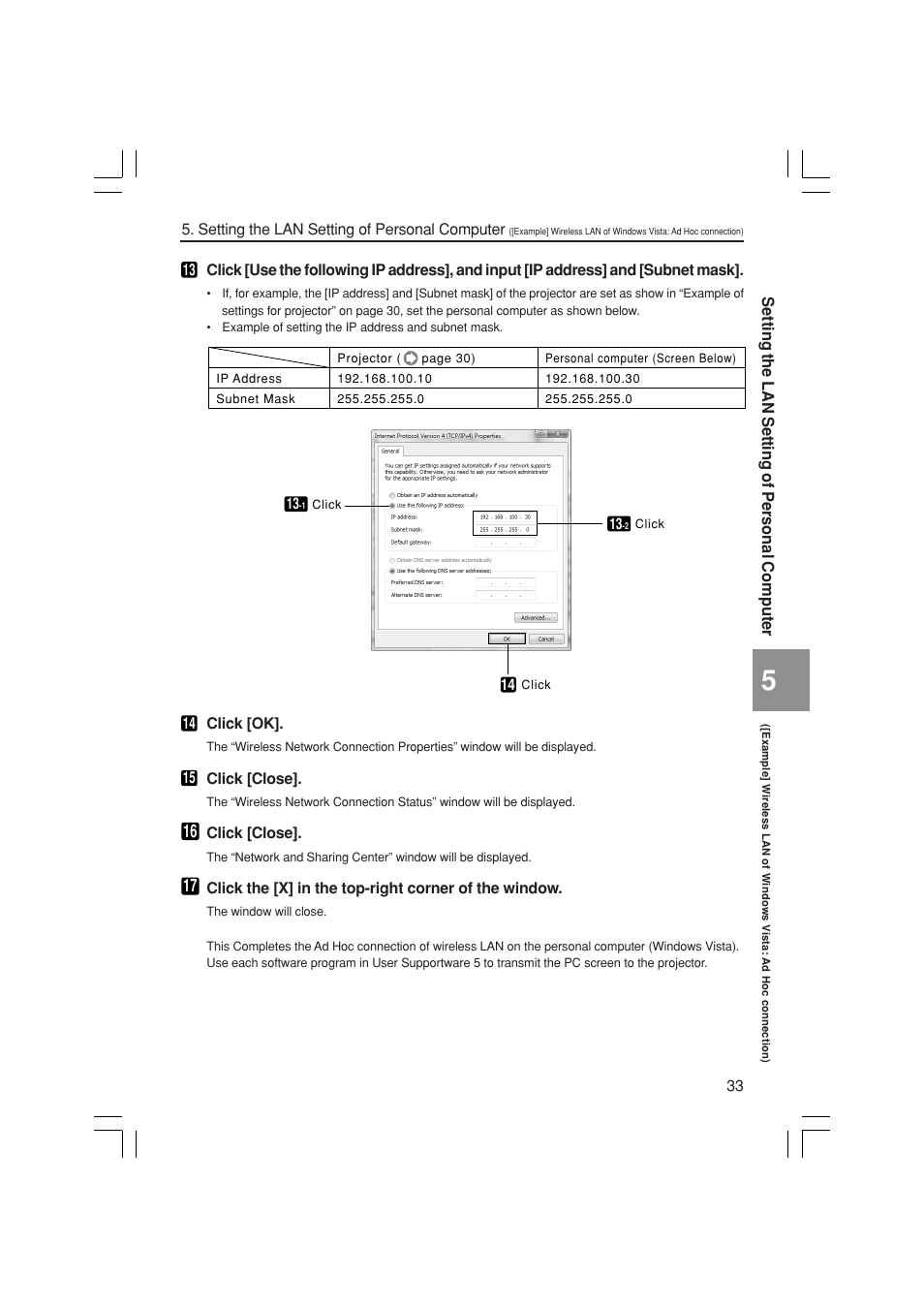 NEC NP3150 User Manual | Page 33 / 44