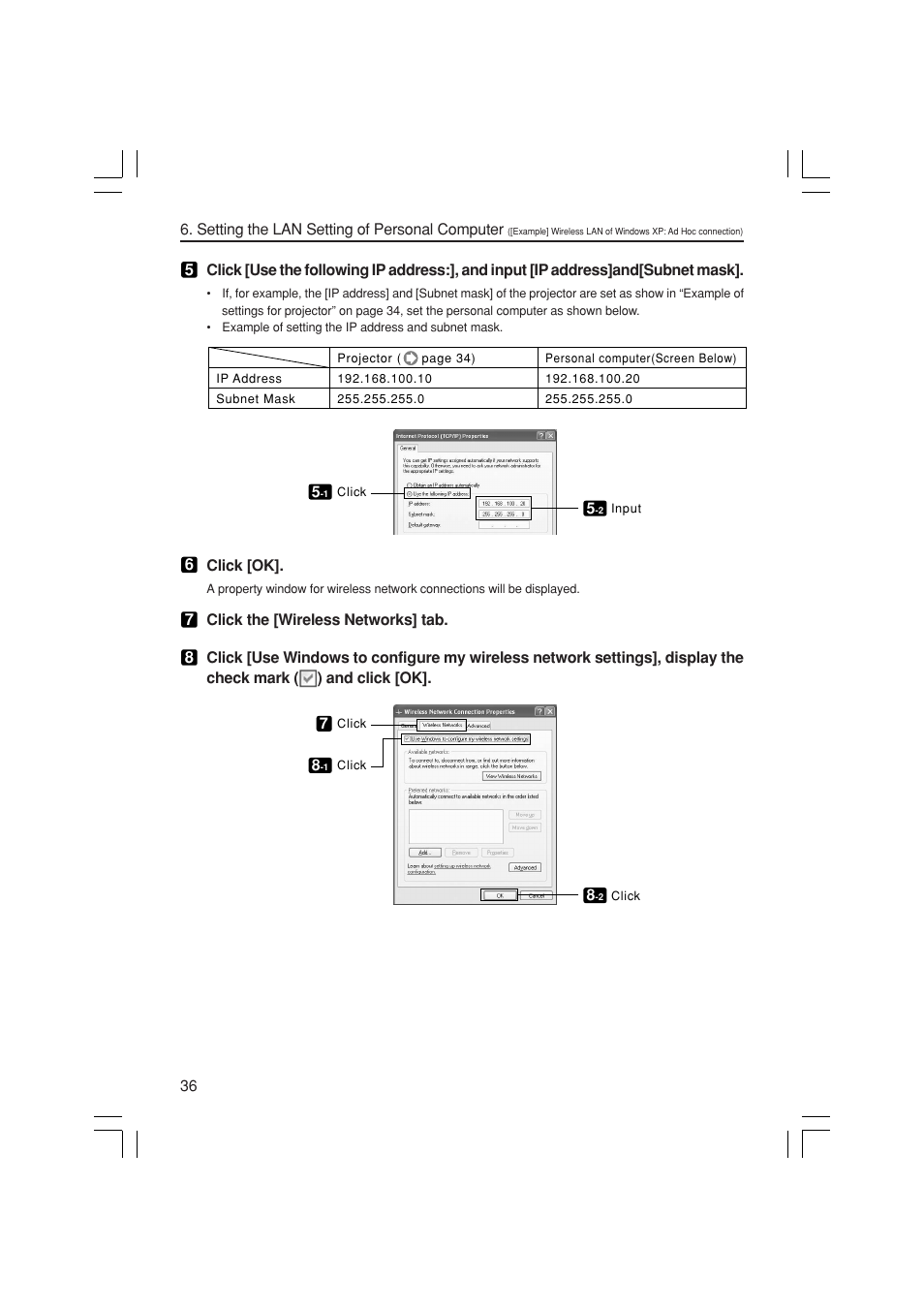 NEC NP3150 User Manual | Page 36 / 44