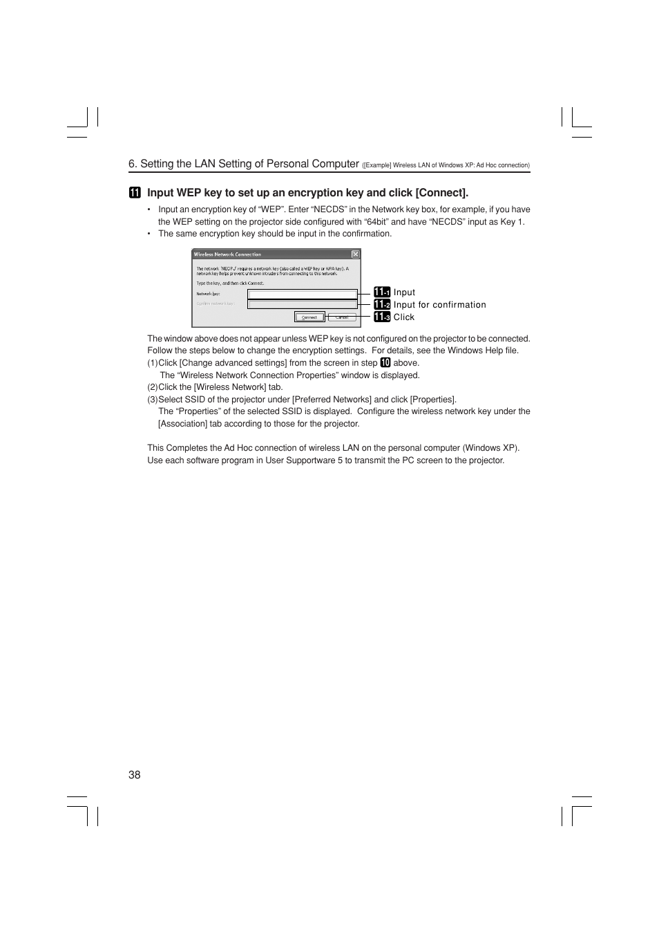 NEC NP3150 User Manual | Page 38 / 44