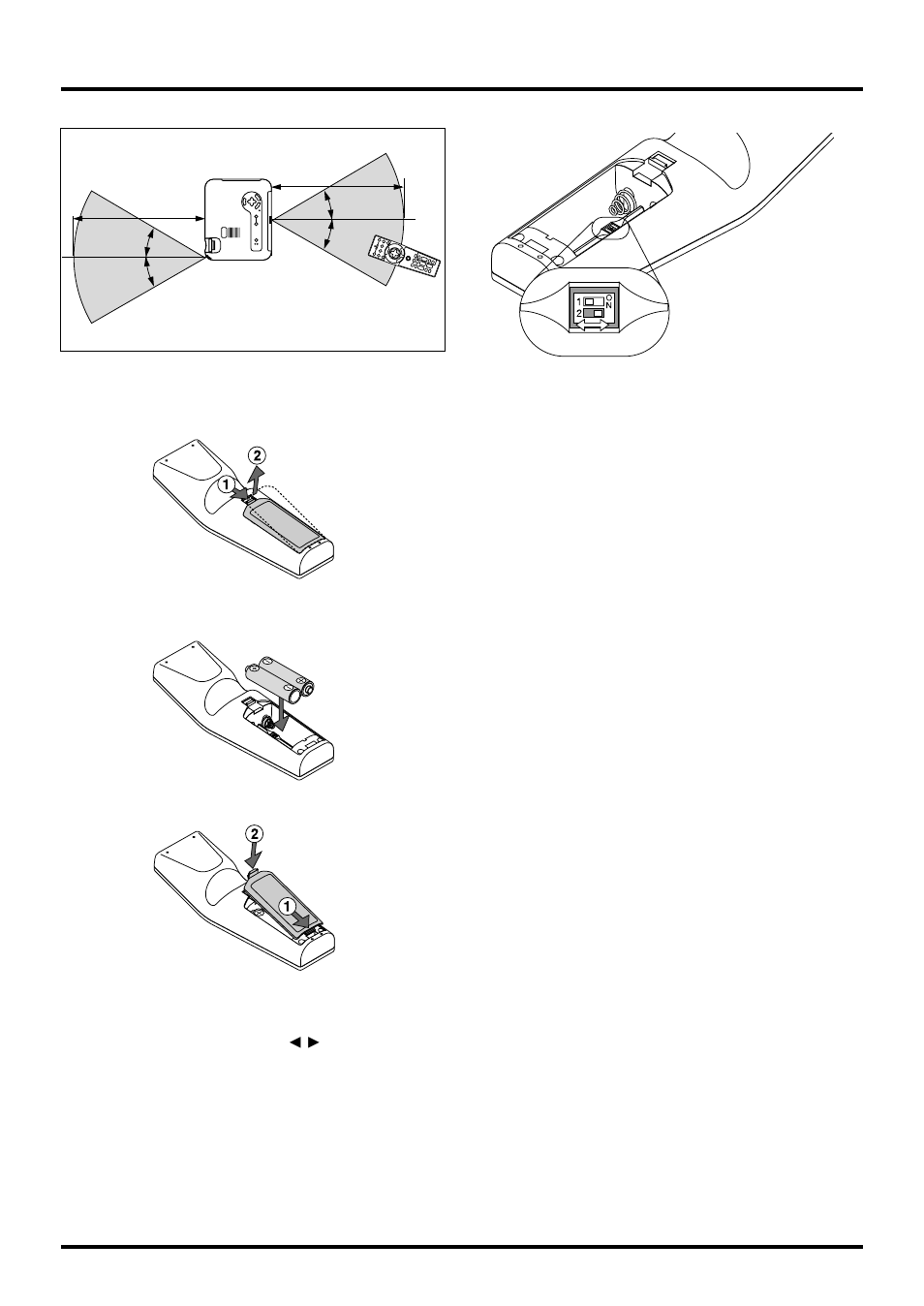 E–14, Setting the function switch | NEC LT150Z User Manual | Page 20 / 62