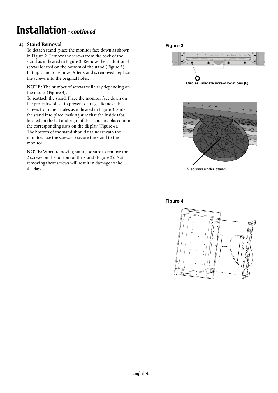 Installation, Continued | NEC MULTEOS M40 User Manual | Page 12 / 152