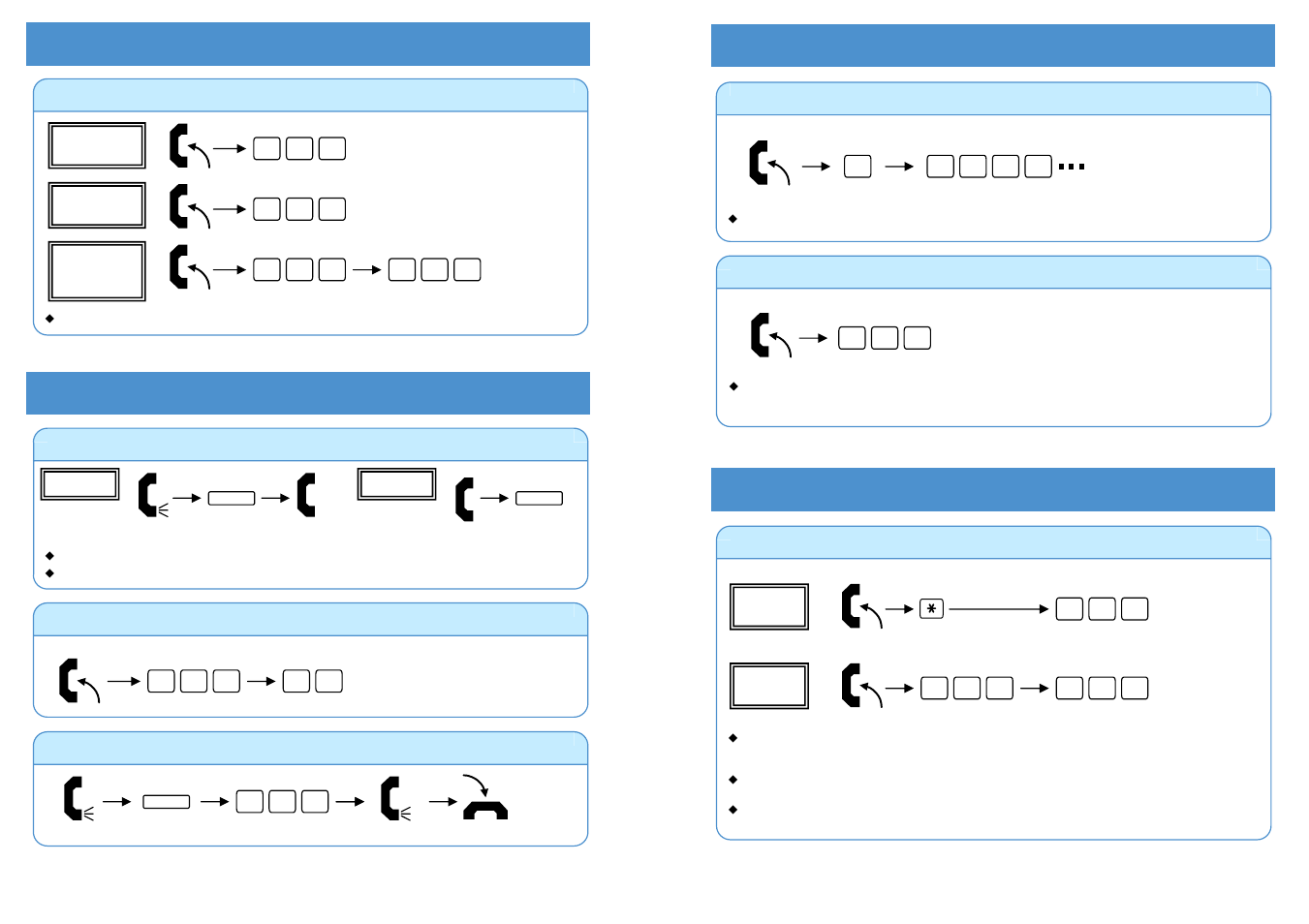 Placing calls placing calls quickly, Answering calls, Hold / transferring calls | NEC Topaz AT-21 User Manual | Page 3 / 4