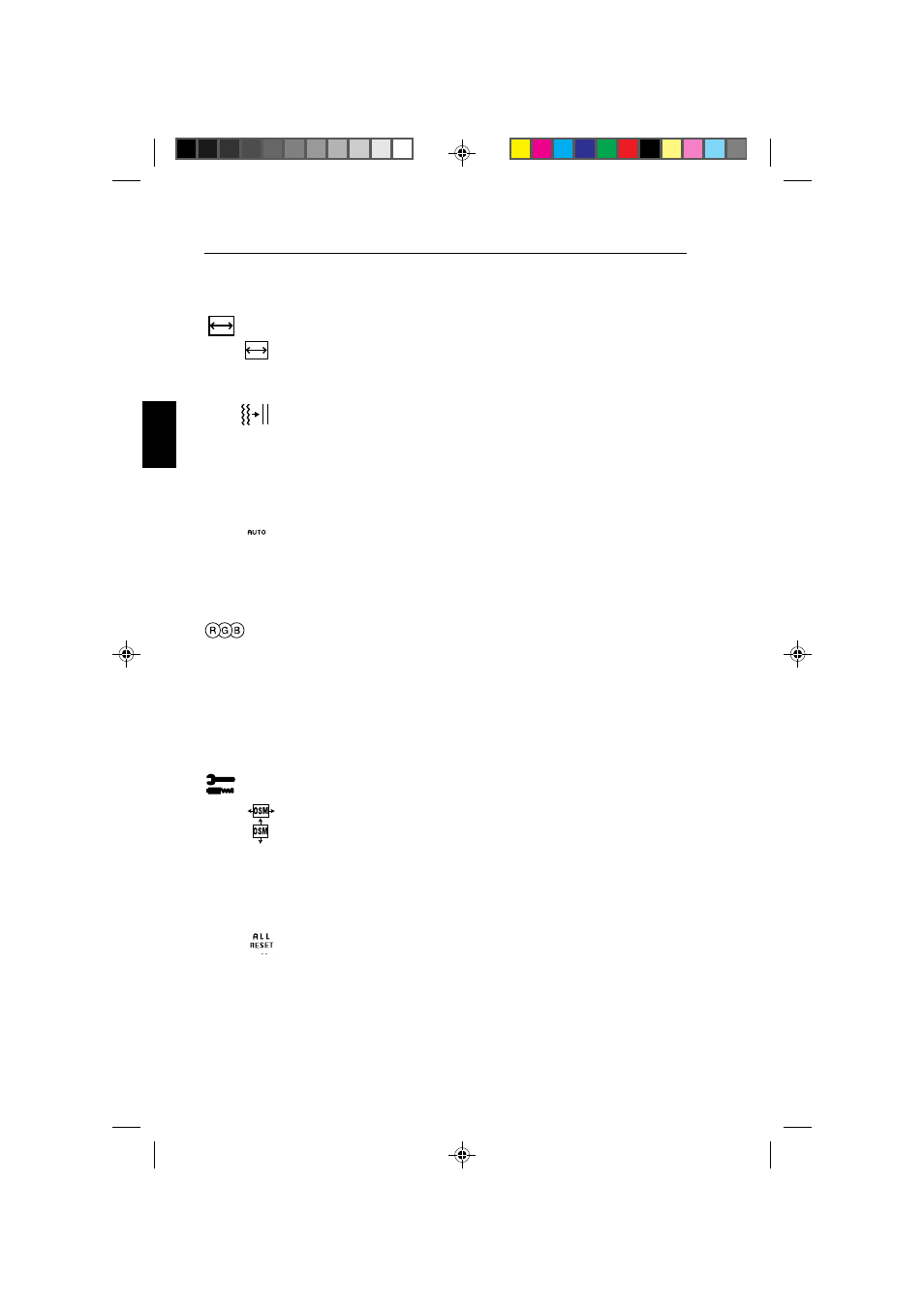 Image adjust controls, Colour control system, Tools | NEC LCD1510V User Manual | Page 35 / 170