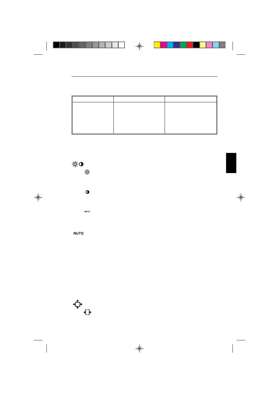 Helligkeits-/kontrastregler, Automatische bildeinstellung, Positionsregler | NEC LCD1510V User Manual | Page 64 / 170